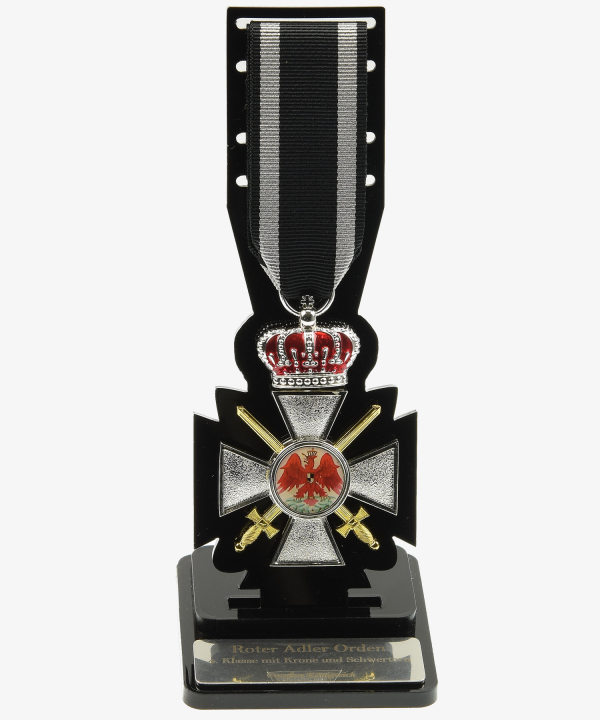 Preview: Ständer, Preußen Roter Adler Orden 4. Klasse mit Krone und Schwertern